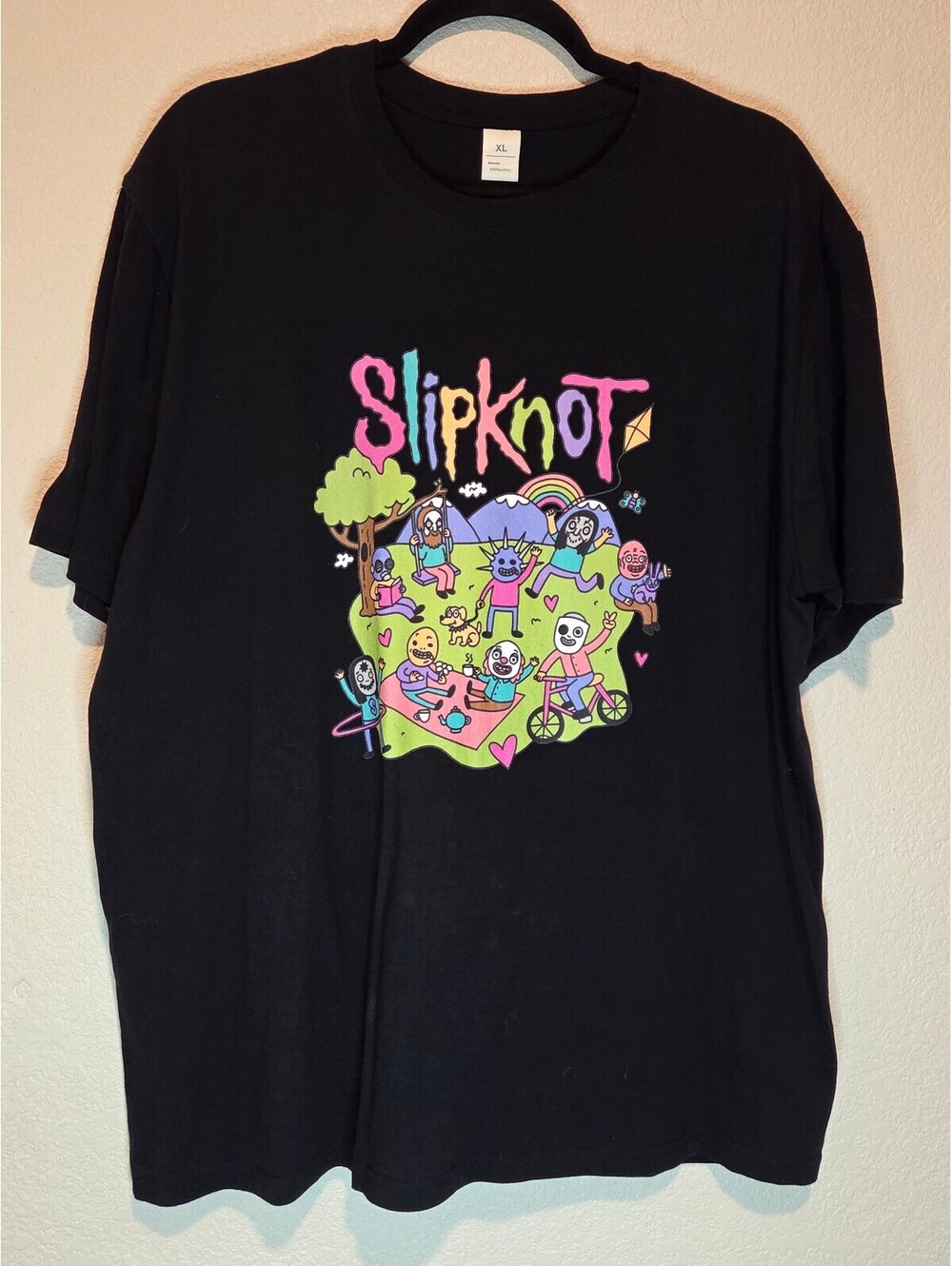 Slipknot Graphic Black T-Shirt XL